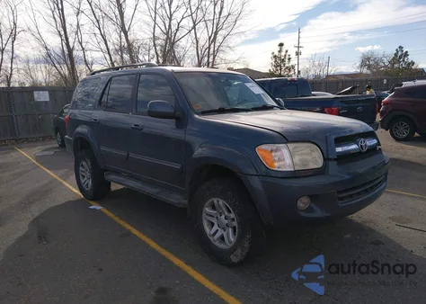 2005 Toyota Sequoia Sr5 V8 from USA, damaged, VIN 5TDBT44A45S240389